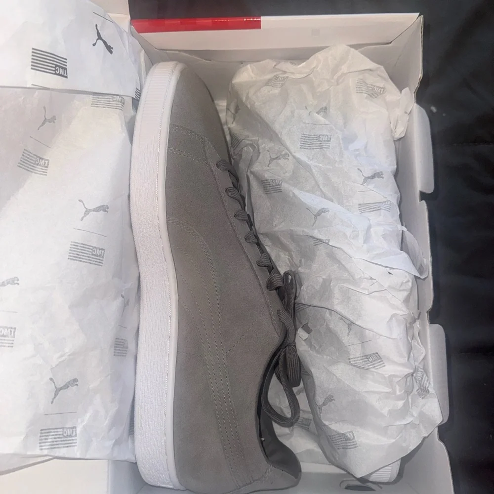 TMC Puma Gray Suede Men's Shoes Nipsey Hussle Men’s Puma Suede x TMC - Picture 2 of 16